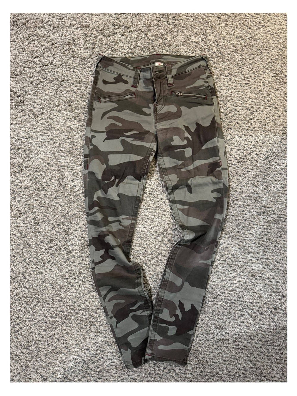 True Religion Women’s Camo Skinny Jeans